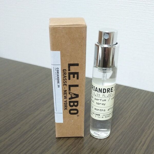 ルラボ LE LABO コリアンドル CORIANDRE 39【新品、未使用】10ml