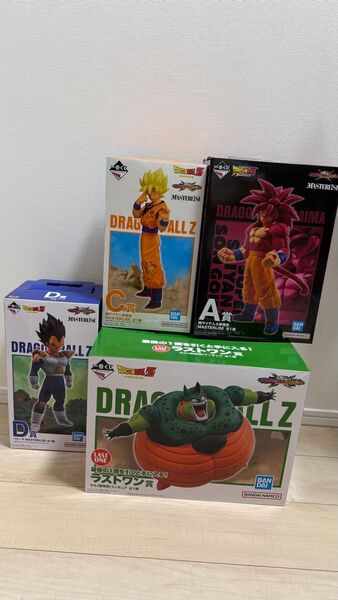 ドラゴンボール 一番くじ ベジータ セル 孫悟空 ラストワン賞 D賞 A賞 C賞 スーパーサイヤ人