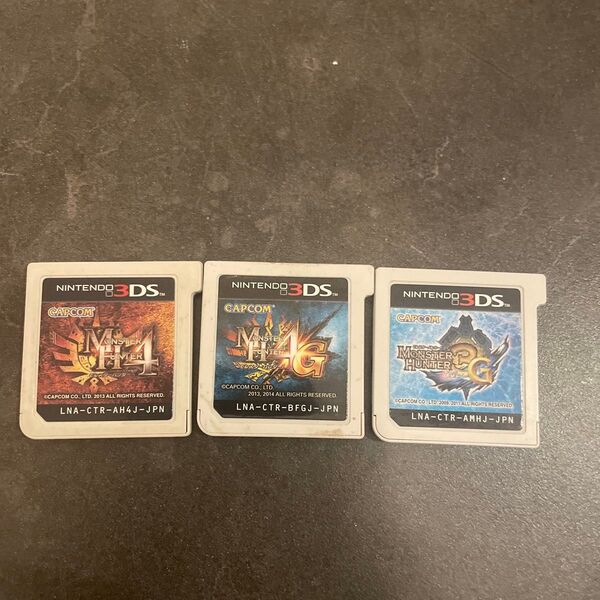 3DS モンスターハンター3G モンスターハンター4G
