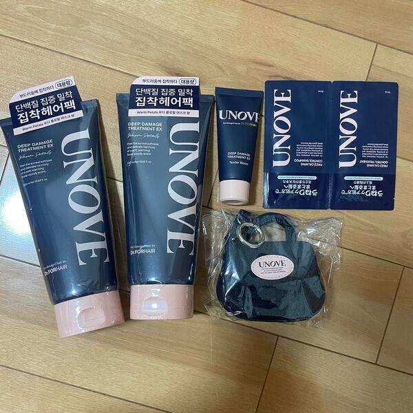【新品未開封品】UNOVE ディープダメージトリートメントEX ウォームペタル