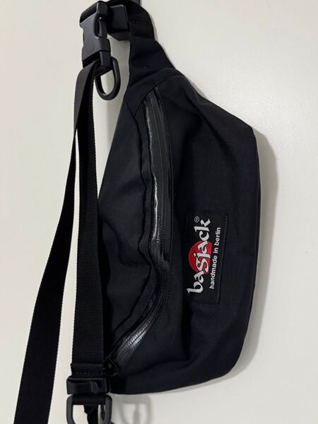 Bagjack ボディバッグ ウエストポーチ ウエストバッグ ブラック 斜め掛け ショルダーバッグ