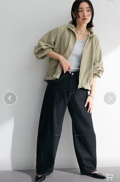 バレルレッグパンツ