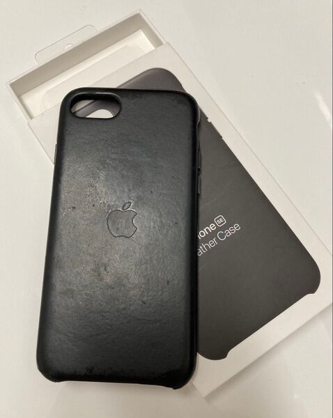 Apple純正 iPhoneSE2用レザーケース ブラック iPhoneケース ブラック レザーケース スマホケース SE 第2