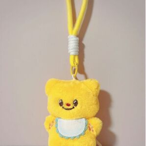 新品 未使用 バターベア 風 ぬいぐるみ キーホルダー