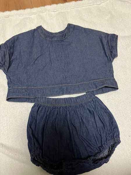 oatmeal オートミール baby denim セットアップ setup