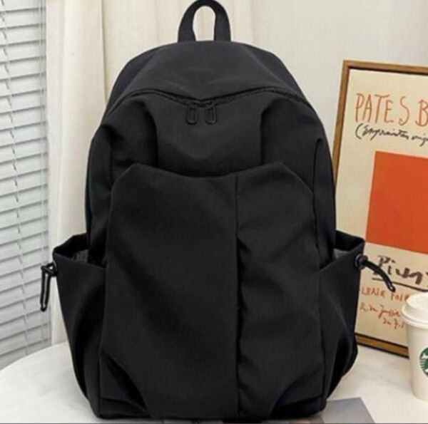 再入荷! 大容量★ リュック バック バックパック ブラック ジム 学生 通学 通勤 旅行 マザーズバック 防水 男女兼用 PC