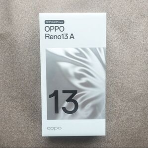 【新品未開封】ルミナスネイビー reno13 A OPPO 本体 UQモバイル
