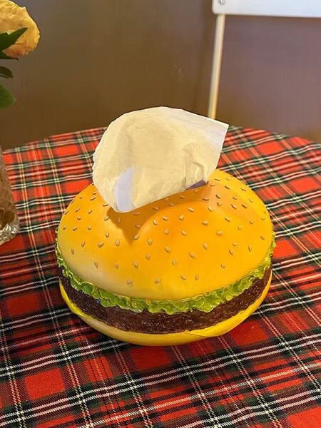 ティッシュケース バーガーティッシュボックス 面白い 装飾
