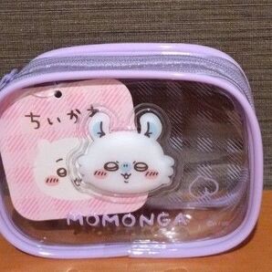 モモンガ ちいかわ ぷっくりクリアミニポーチ
