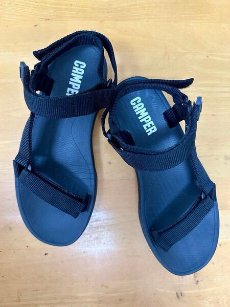 カンペール CAMPER スポーツ サンダル トレイル アウトドア 海 山 川 キャンプ マジックテープ 24.5 黒 ブラック