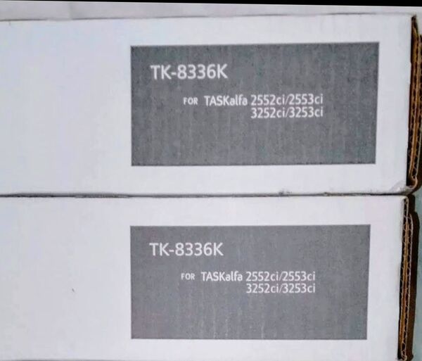 未使用 京セラ 純正トナー TK-8336K ブラック 2本セット