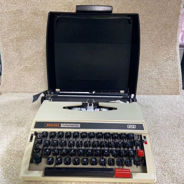 BROTHER Valiant 413 タイプライター 昭和レトロ