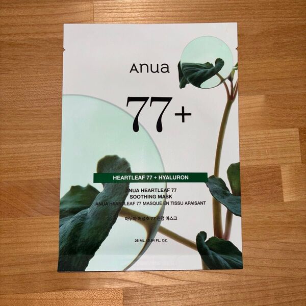 Anua (アヌア) ドクダミ77 スージング シート マスク 1枚