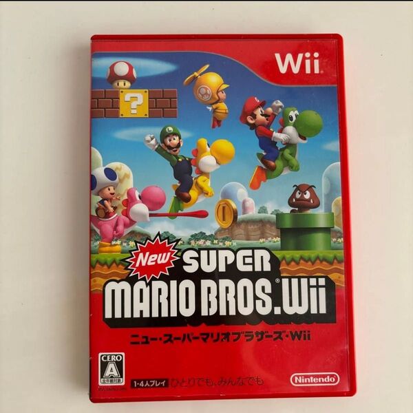 【Wii】 New スーパーマリオブラザーズ Wii Wiiソフト ニンテンドー 任天堂 MARIO