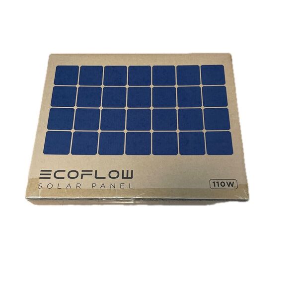 新品未開封品!エコフロー ソーラーパネル ポータブル電池 EcoFlow 110Wソーラーパネル アウトドア