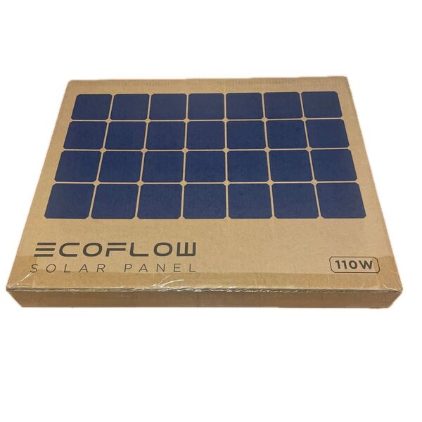 新品未開封品!エコフロー ソーラーパネル ポータブル電池 EcoFlow 110Wソーラーパネル アウトドア①