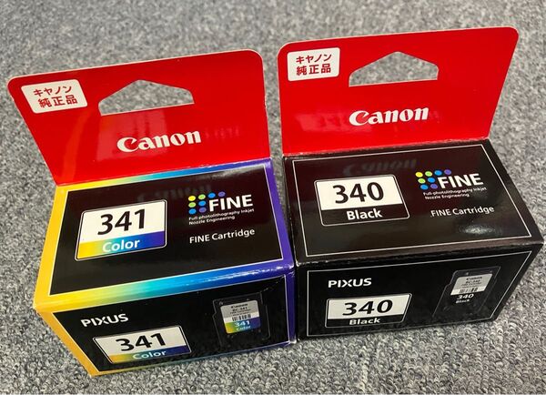 ★キャノン 純正インク BC-340 BC-341 セット 未開封品 2026年期限 Canon