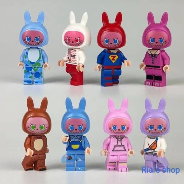 LEGOレゴ互換 ラブブ LABUBU ミニフィグ フィギュア うさぎ耳 動物