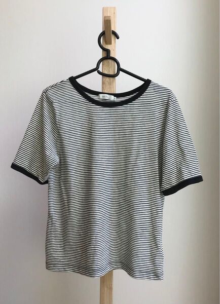 《即日発送》#アースミュージックアンドエコロジー ストライプ 半袖Tシャツ