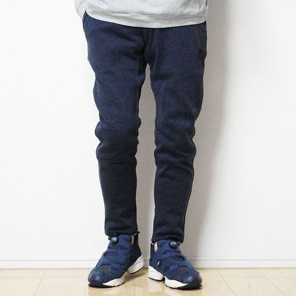 GRAMICCI FLEECE SLIM PANTS【S】NAVY グラミチ フリーススリムパンツ タイト GMP-16F017