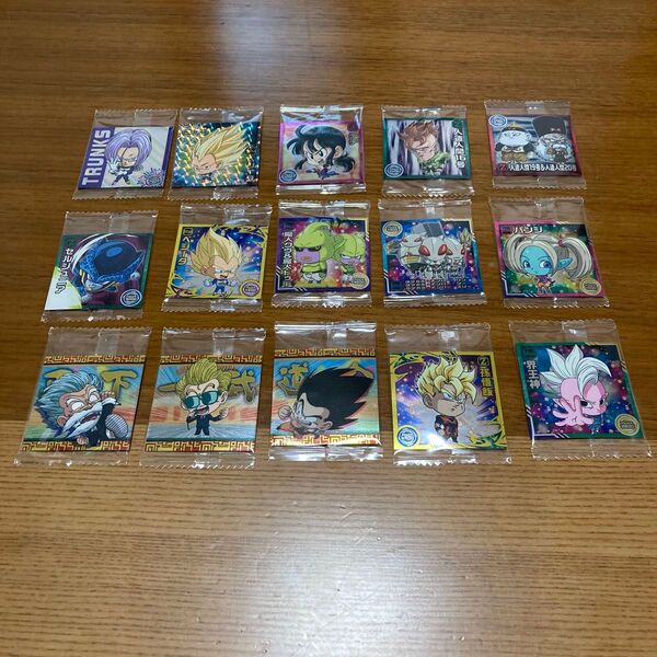 ドラゴンボール超戦士シールウエハース超12 シール 15枚セット