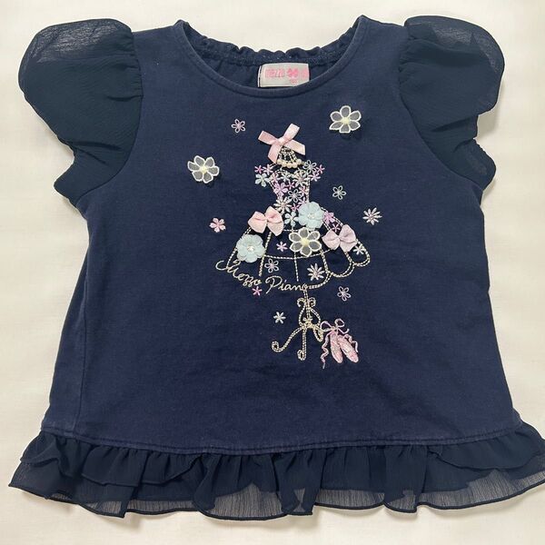 メゾピアノ mezzo piano 半袖Tシャツ 100