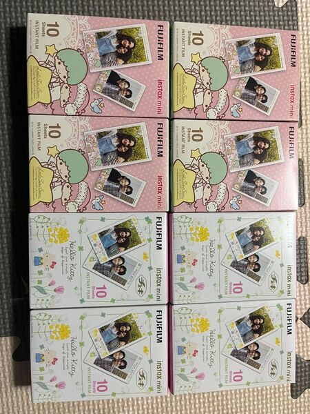 【10枚入り8個セット】チェキフィルム FUJIFILM INSTAX instax mini