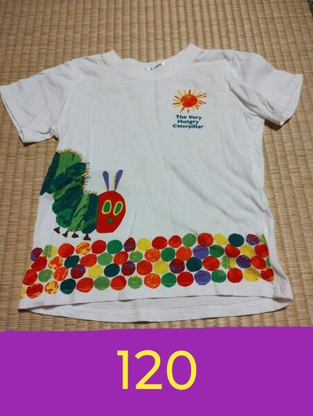 はらぺこあおむし Tシャツ 120 男の子 女の子 子ども