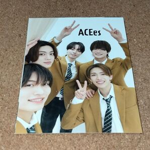 ジャニーズJr ACEes WINK UP 学ラン 自撮り 厚紙カード 厚紙