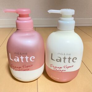 ma&me Latte ダメージリペア シャンプー/コンディショナー お試しポンプセット(400ml+400g)