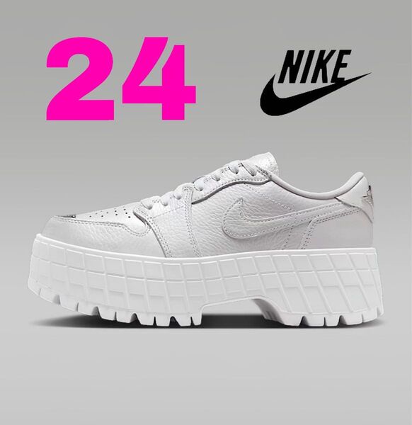 Nike Women's Air Jordan 1 Brooklyn Low "White"