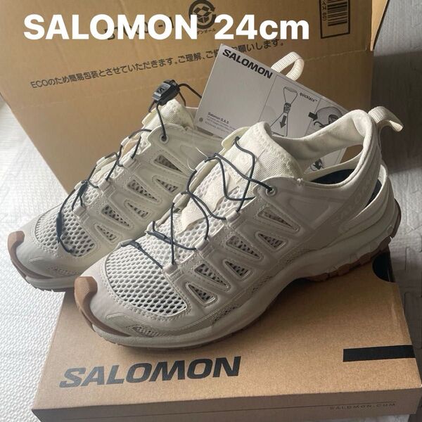 【新品未使用】SALOMON XA PRO 3D AMPHIB 24cm サロモン ホワイト