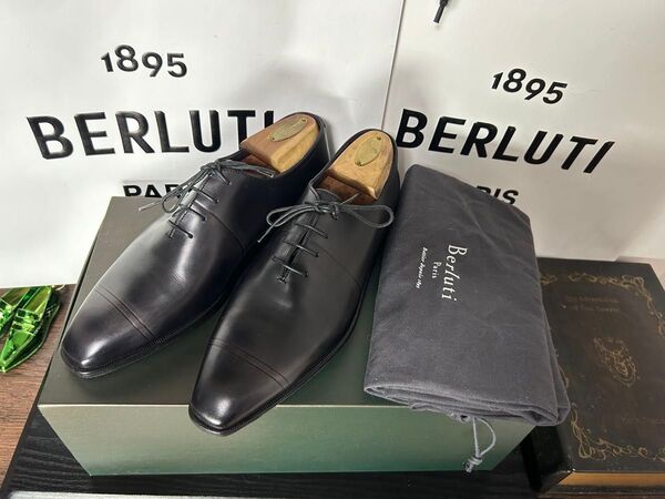 美品 Berluti オックスフォード プレーントゥ シューズ 6