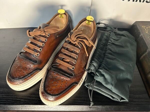 美品 Berluti プレイタイム スクリット カリグラフィ スニーカー 6
