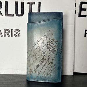 新品 未使用 Berluti エスパス グラディアント スクリット 長財布 スクリットレザー