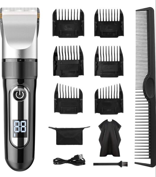 TUAYOO バリカン 電動バリカン 家庭用 ヘアカッター 散髪用 IPX7防水