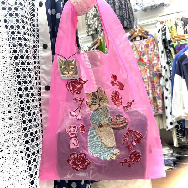 NathalieLete OrgandyBag ナタリーレテバック ブルーアイ エコバッグ コンパクト トートバッグ