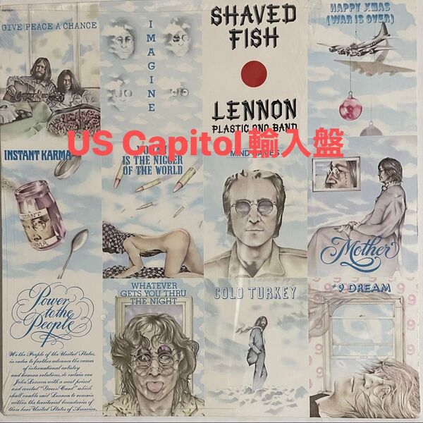 ジョン・レノン / シェイヴド・フィッシュ(Shaved Fish)ベスト・アルバム USキャピトル輸入盤 ビートルズ・ソロLP