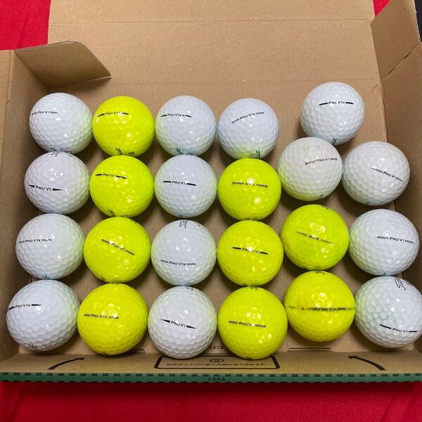 タイトリストPROV1X PROV1 AVX ゴルフボール17個+6個おまけ