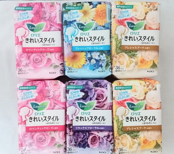 【6個】ロリエ きれいスタイル *価格変更不可* おりものシート パンティライナー