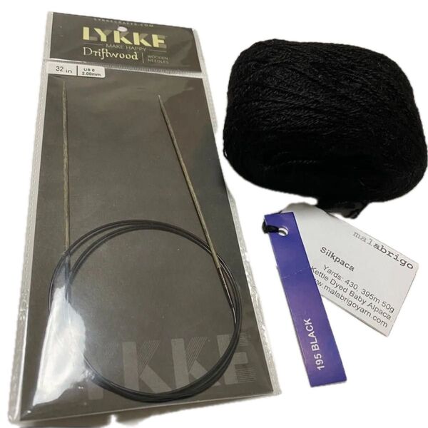LYKKE輪針 malabrigoマラブリゴレース糸余り