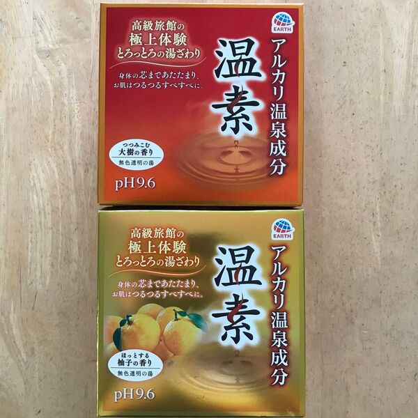 アース製薬 温素 大樹の香り15袋+柚子の香り15袋