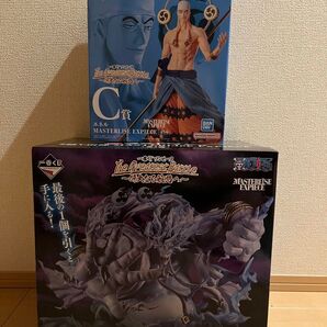 未開封 一番くじ エネル ラストワン 2億V雷神 + C賞 エネル フィギュア +下位賞おまけ MASTERLISE ワンピース