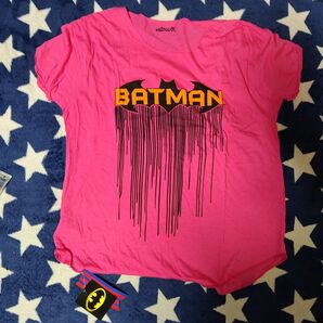 バットマン Tシャツ ピンク Mサイズ