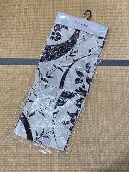 綿麻浴衣 浴衣 新品未使用 綿 麻