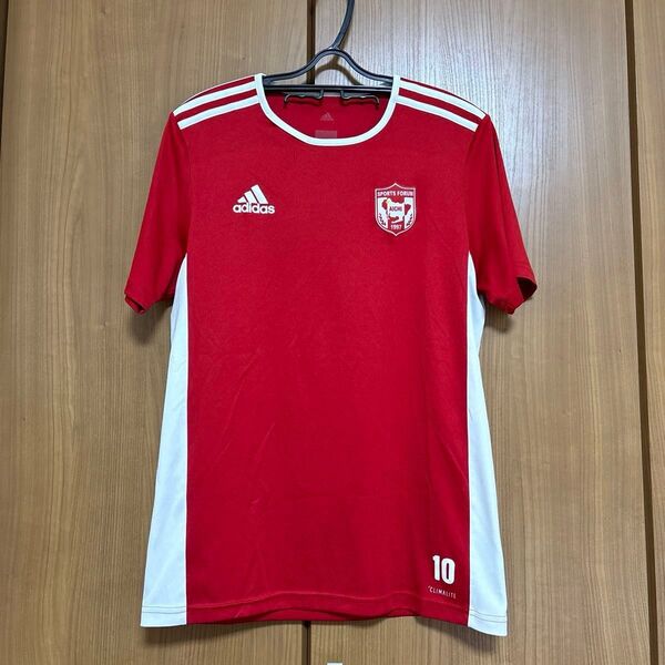 アディダス サッカー Tシャツ トレーニングウェア グレー ジュニアLサイズ プラクティスシャツ