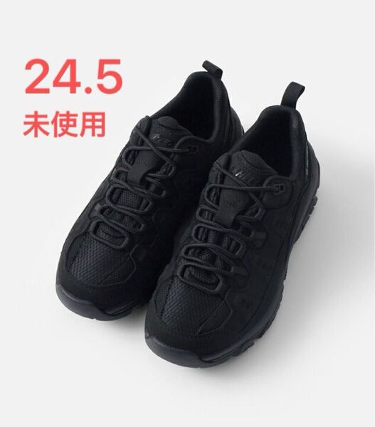 ハイテック HI-TEC HKU46 スニーカー 24.5 ブラック