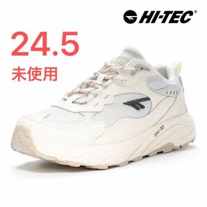 新品未使用 ハイテック HI-TEC EASTEND WP イーストエンド HKU16 スニーカー 24.5 オフホワイト