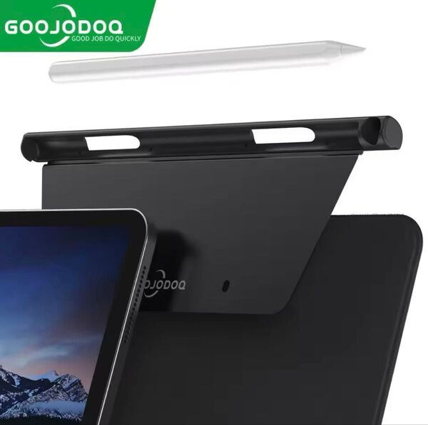 新品 GOOJODOQ アップルペンシル適用iPad ペンホルダー マジックキーボード対応 ブラック