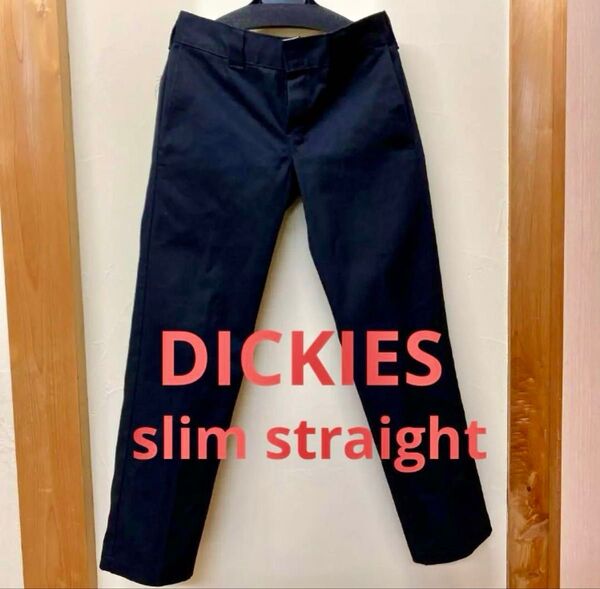 DICKIES ディッキーズ slim straight チノパン ブラック
